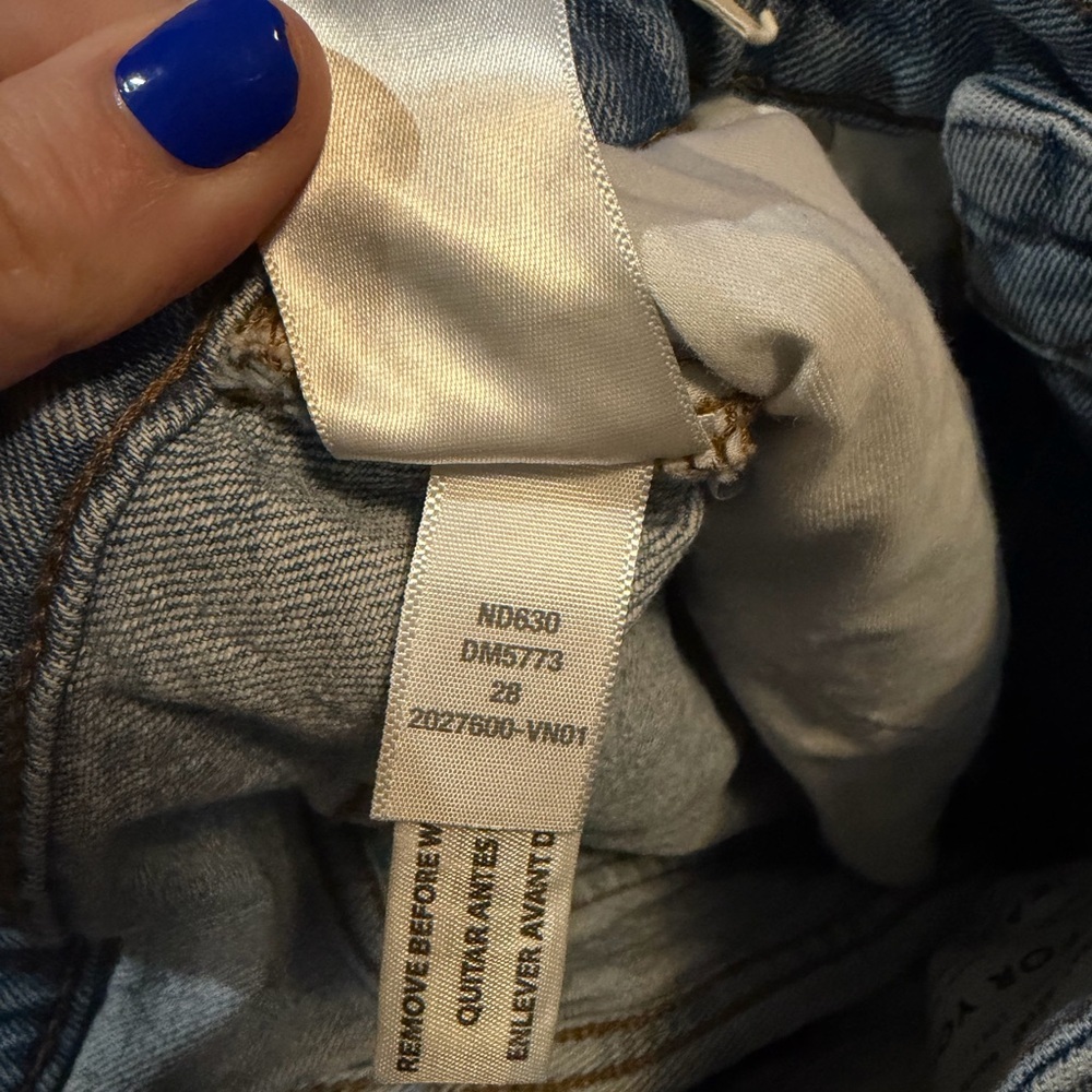 Women's Madewell The Curvy Perfect Vintage Jean Light Wash Size 28 - Picture 5 of 9